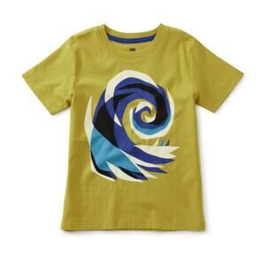 Tea Collection NWT Abstract Graphic Tee. Wave.